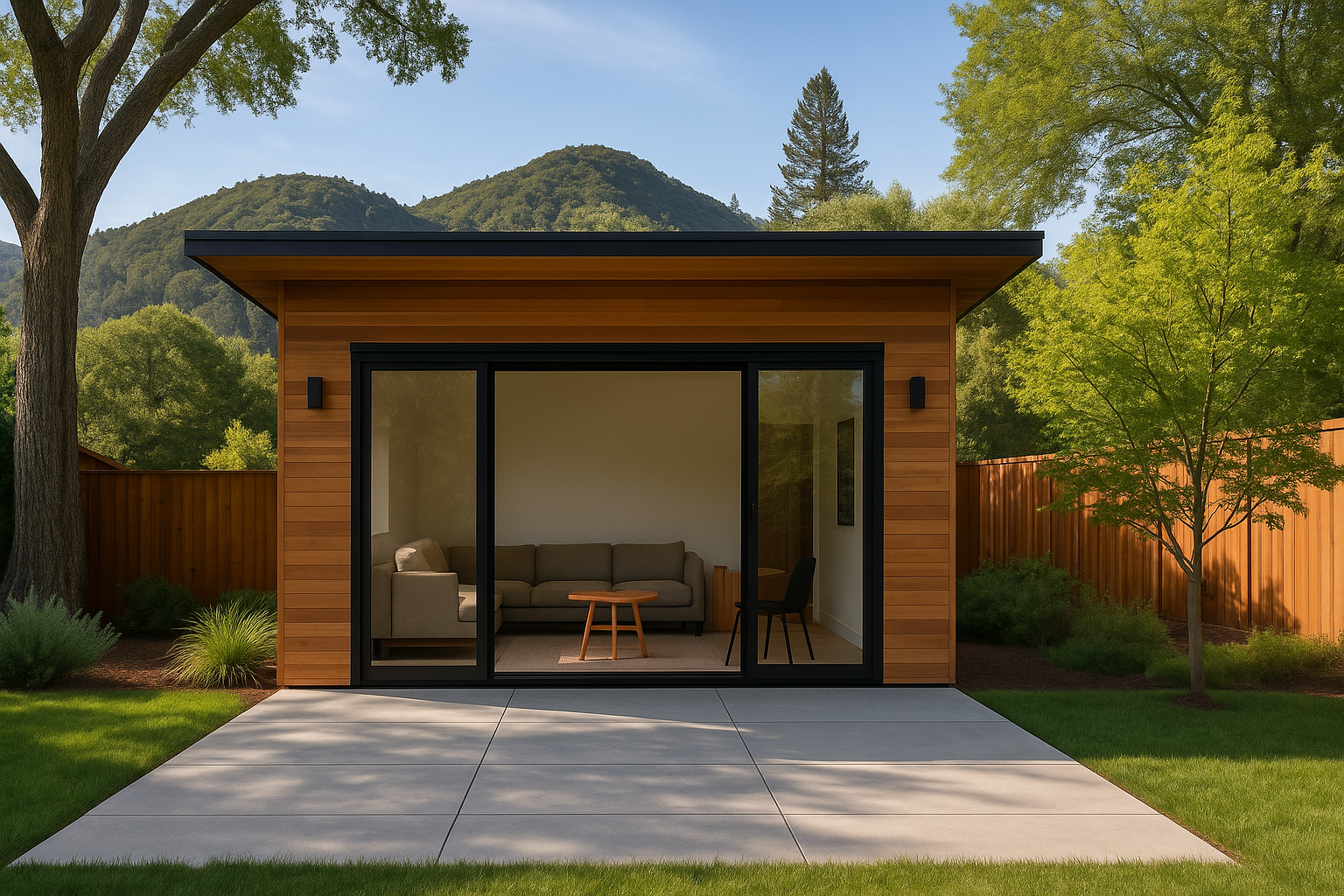 Luxury new home, ADU & addition in Mill Valley by Terra Buildr