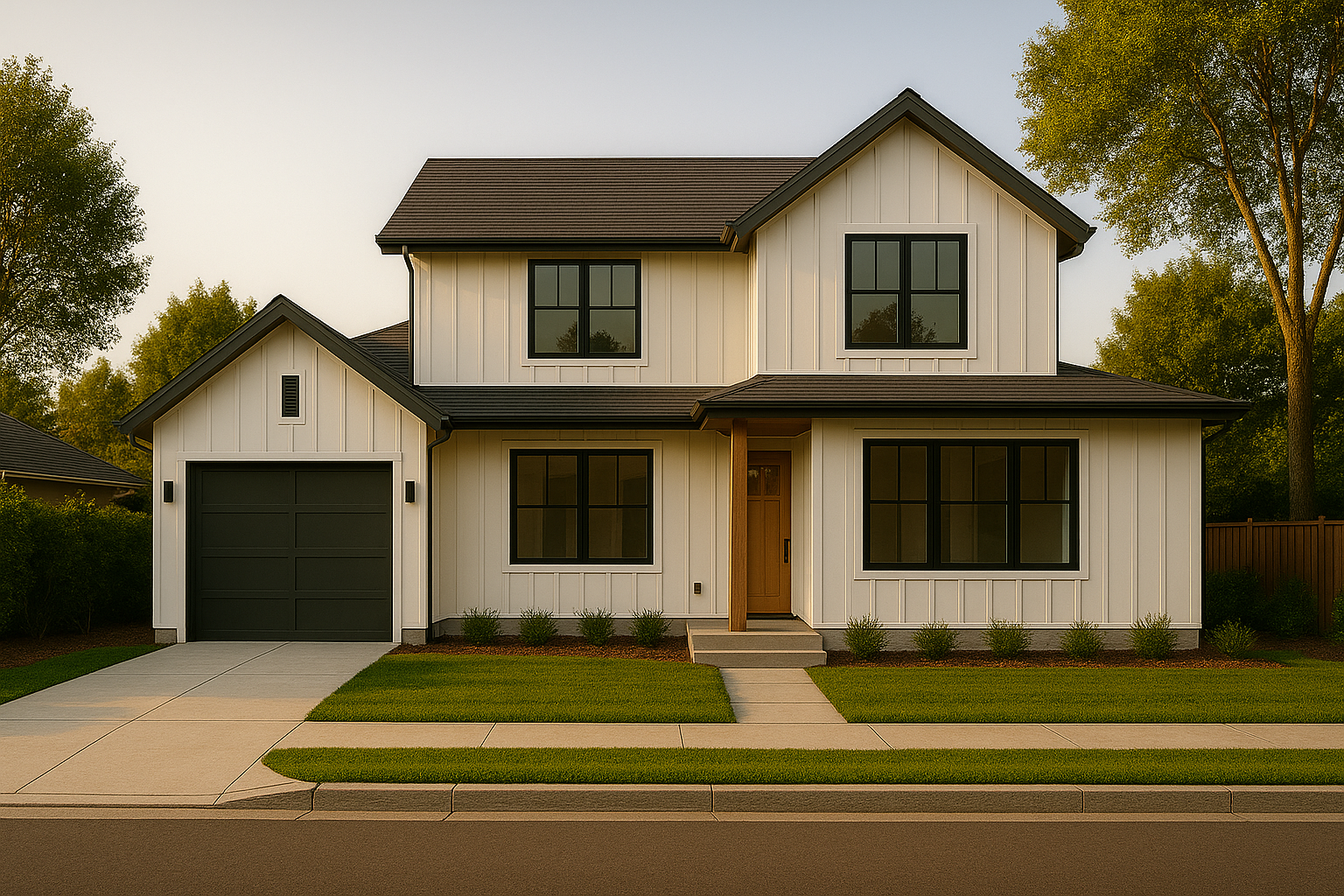 Luxury new home and backyard studio in Menlo Park, California